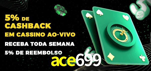 Promoções do cassino ao Vivo ace699